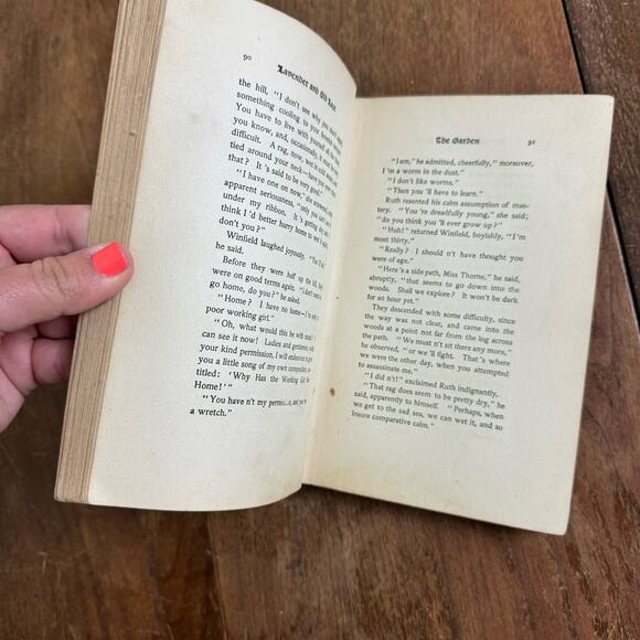 1902‎ Lavender & Old Lace By Myrtle Reed Edwardian Book WELL LOVED - Picture 12 of 15